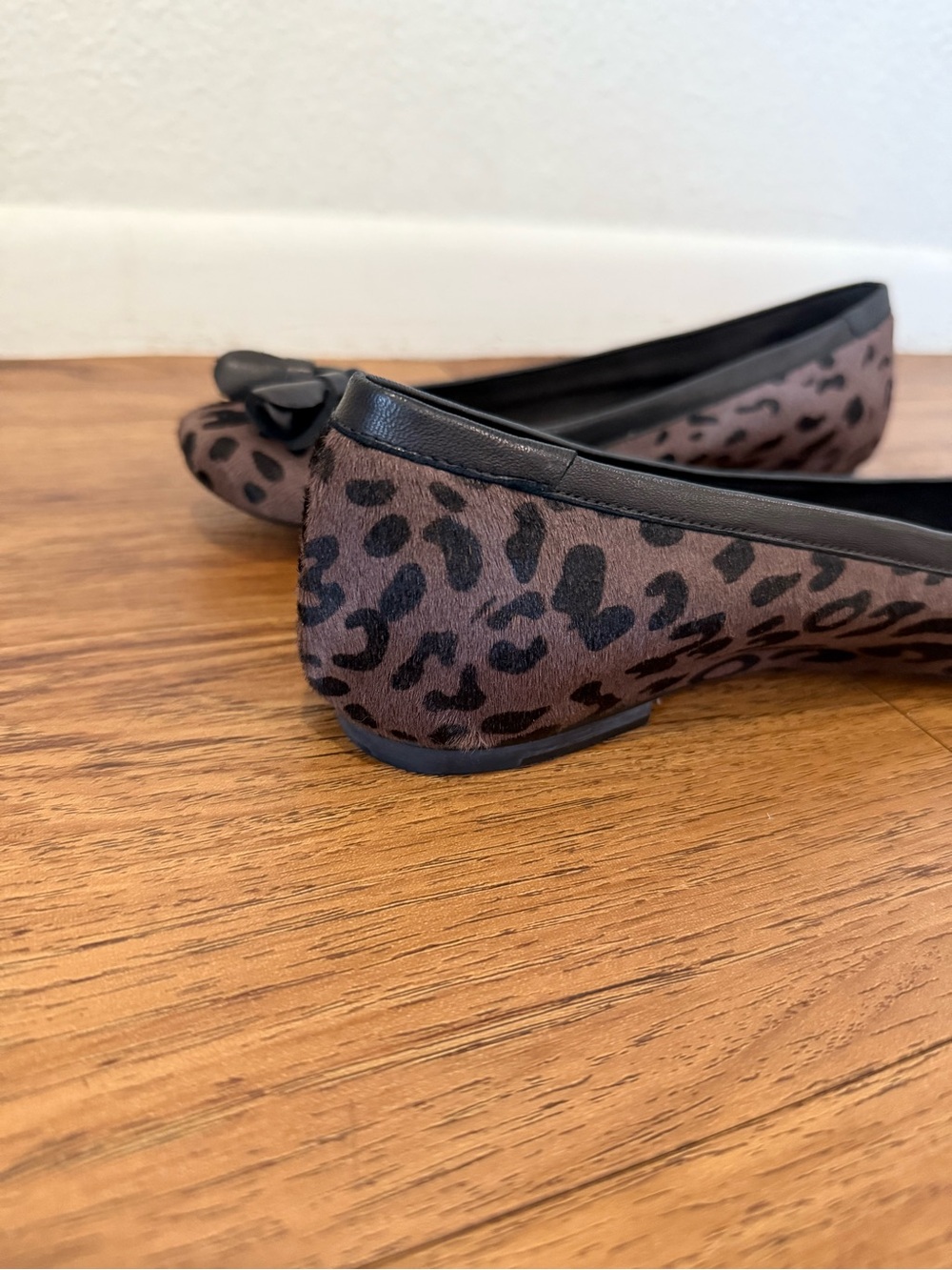 NWOT Stuart Weitzman Leopard Print Ballet Flats Size 7.5 M - Picture 7 of 7
